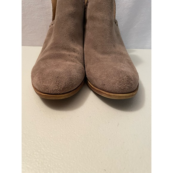 Lucky Brand Leather Suede Beige size 8 M Ankle women’s‎ boots - Picture 8 of 11